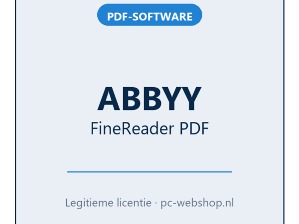 ABBYY FineReader PDF Standard